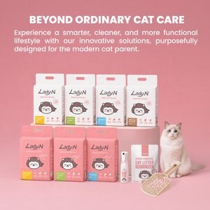 Lady N Classic Pellet Unscented Clumping Tofu Cat Litter, 9-lb bag