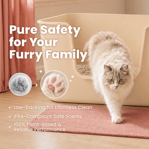 Lady N Classic Pellet Unscented Clumping Tofu Cat Litter, 9-lb bag