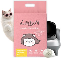 Lady N Natural Attractant Granular Clumping Tofu Cat Litter, 9-lb bag