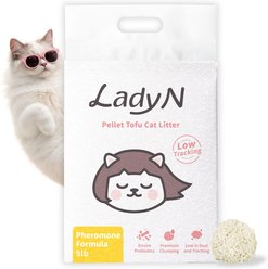 Lady N Natural Attractant Pellet Clumping Tofu Cat Litter, 9-lb bag
