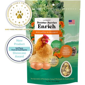 Lafeber Booster Berries Enrich Pellet Chicken Supplement, 10-oz bag