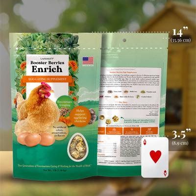 Show full view: Lafeber Booster Berries Enrich Pellet Chicken Supplement, 3-lb bag slide 6 of 9