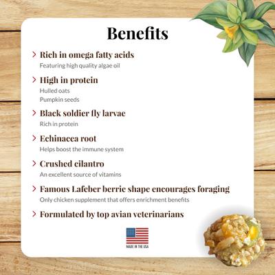 Show full view: Lafeber Booster Berries Radiate Pellet Chicken Supplement, 10-oz bag slide 4 of 9