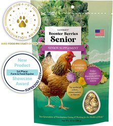 Lafeber Booster Berries Senior Pellet Chicken Supplement, 10-oz bag