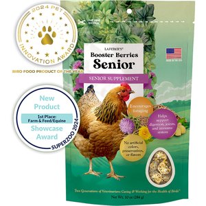 Lafeber Booster Berries Senior Pellet Chicken Supplement, 10-oz bag