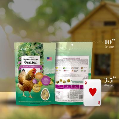 Show full view: Lafeber Booster Berries Senior Pellet Chicken Supplement, 10-oz bag slide 6 of 9