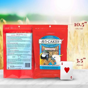 Lafeber Classic Avi-Cakes Macaw & Cockatoo Food, 1-lb bag