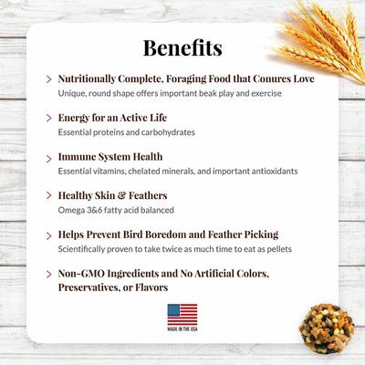 Show full view: Lafeber Classic Nutri-Berries Conure Food, 10-oz bag slide 5 of 9