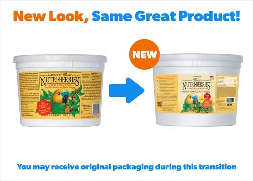 Show full view: Lafeber Classic Nutri-Berries Parrot Food, 3.25-lb tub slide 2 of 8