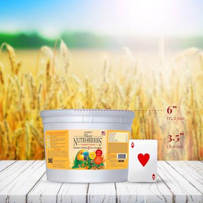 Show full view: Lafeber Classic Nutri-Berries Parrot Food, 3.25-lb tub slide 3 of 8