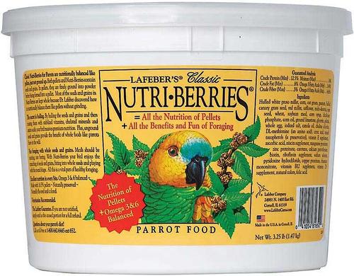 Show full view: Lafeber Classic Nutri-Berries Parrot Food + Super Bird Creations 4 Way Play Toy slide 2 of 6