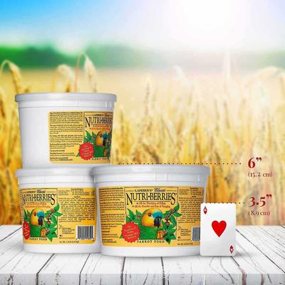 Show full view: Lafeber Classic Nutri-Berries Parrot Food + Super Bird Creations 4 Way Play Toy slide 3 of 6