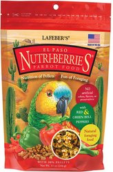 Lafeber El Paso Nutri-Berries Parrot Food, 10-oz bag