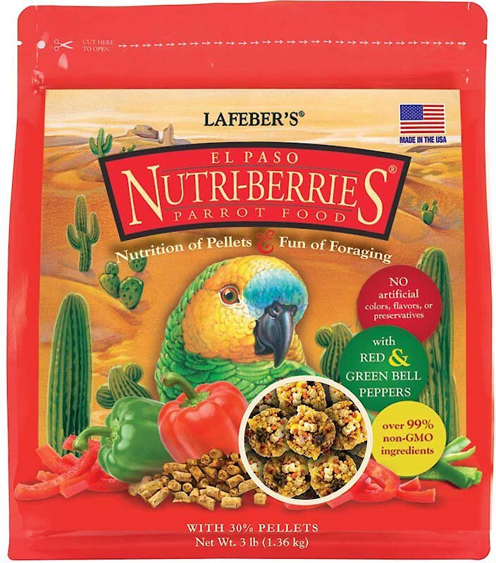 Lafeber El Paso Nutri-Berries Parrot Food, 1-oz