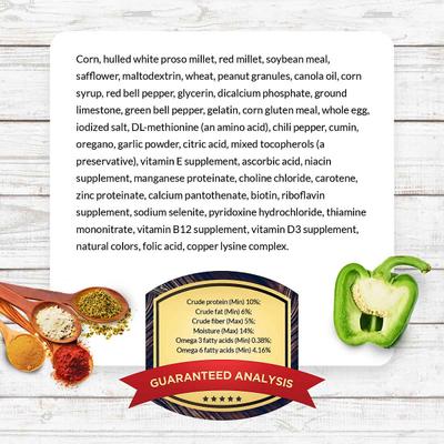 Show full view: Lafeber El Paso Nutri-Berries Parrot Food, 3-lb bag slide 7 of 9