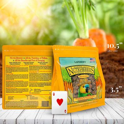 Show full view: Lafeber Garden Veggie Nutri-Berries Parrot Food, 3-lb bag slide 3 of 9