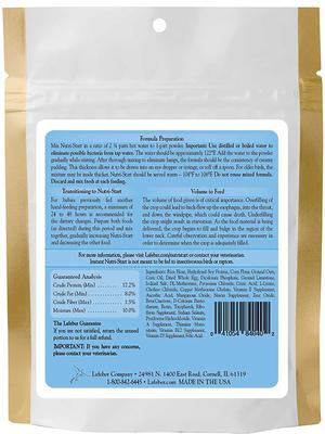 Show full view: Lafeber Nutri-Start Powder Baby Cockatiel & Conure Food, 1-lb bag slide 3 of 4