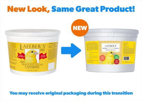 Show full view: Lafeber Premium Daily Diet Canary Bird Food, 5-lb bucket slide 2 of 7