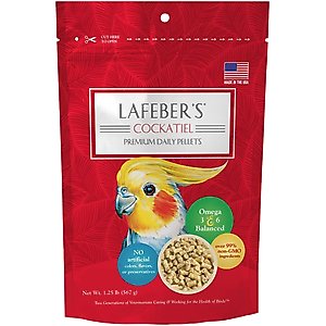 Lafeber Premium Daily Diet Cockatiel Food, 1.25-lb bag