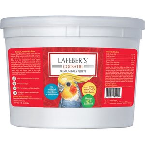 Lafeber Premium Daily Diet Cockatiel Food, 5-lb tub