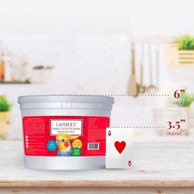 Show full view: Lafeber Premium Daily Diet Cockatiel Food, 5-lb tub slide 2 of 9