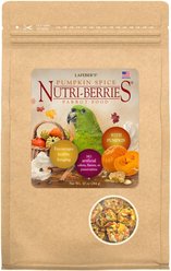 Lafeber Pumpkin Spice Nutri-Berries Pellets Parrot & Macaw Bird Food, 10-oz bag