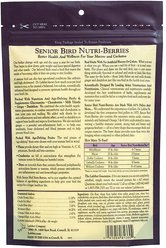 Lafeber Senior Bird Nutri-Berries Macaw & Cockatoo Bird Food, 10-oz bag slide 2 of 7