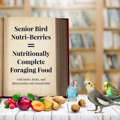 Show full view: Lafeber Senior Bird Nutri-Berries Parakeet & Cockatiel Bird Food, 3-lb bag slide 4 of 8
