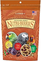 Lafeber Senior Bird Nutri-Berries Parrot Bird Food, 10-oz bag