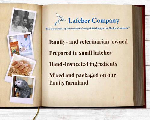 Show full view: Lafeber Senior Bird Nutri-Berries Parrot Bird Food, 3-lb bag slide 7 of 7