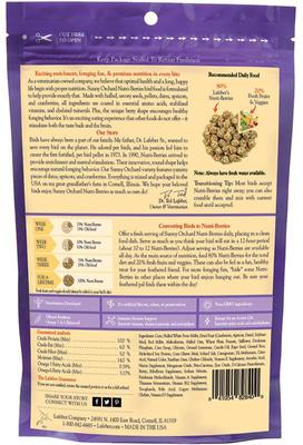 Show full view: Lafeber Sunny Orchard Nutri-Berries Cockatiel & Parakeet Bird Food, 10-oz bag slide 2 of 9