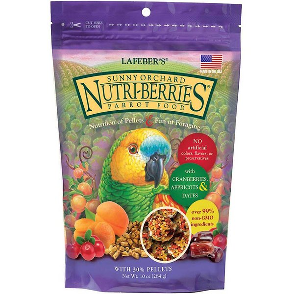 Lafeber Pellet-Berries Sunny Orchard Parakeet Food, 10-oz bag