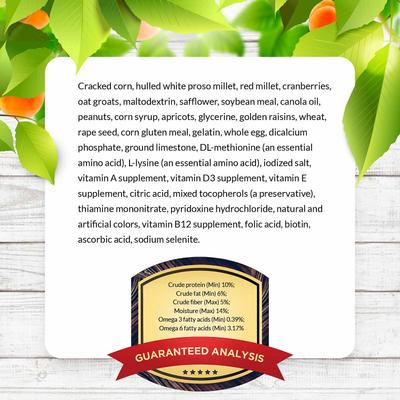 Show full view: Lafeber Sunny Orchard Nutri-Berries Parrot Food, 10-oz bag slide 7 of 9