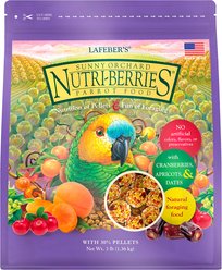 Lafeber Sunny Orchard Nutri-Berries Parrot Food, 3-lb bag