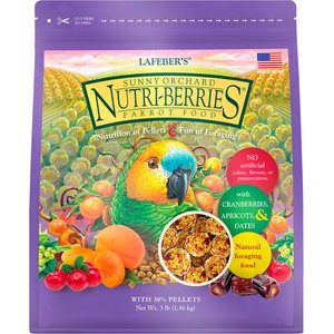 Lafeber Sunny Orchard Nutri-Berries Parrot Food, 3-lb bag