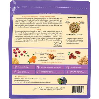 Show full view: Lafeber Sunny Orchard Nutri-Berries Parrot Food, 3-lb bag slide 2 of 9