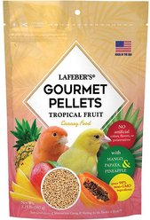 Lafeber Tropical Fruit Gourmet Pellets Canary Bird Food, 1.25-lb bag