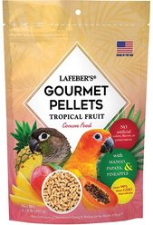 Lafeber Tropical Fruit Gourmet Pellets Conure Bird Food, 1.25-lb bag