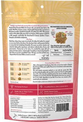 Show full view: Lafeber Tropical Fruit Gourmet Pellets Conure Bird Food, 1.25-lb bag slide 2 of 10
