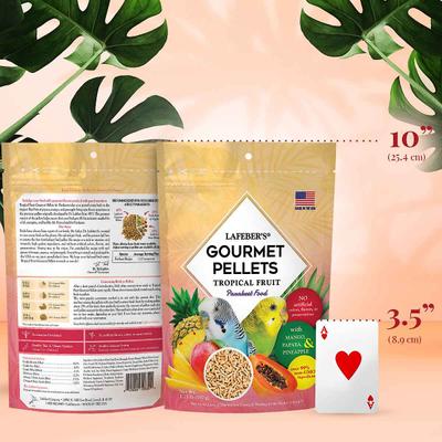 Show full view: Lafeber Tropical Fruit Gourmet Pellets Parakeet Bird Food, 1.25-lb bag slide 3 of 10