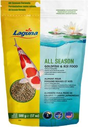 Laguna All Season Goldfish & Koi Floating Fish Food, 17-oz