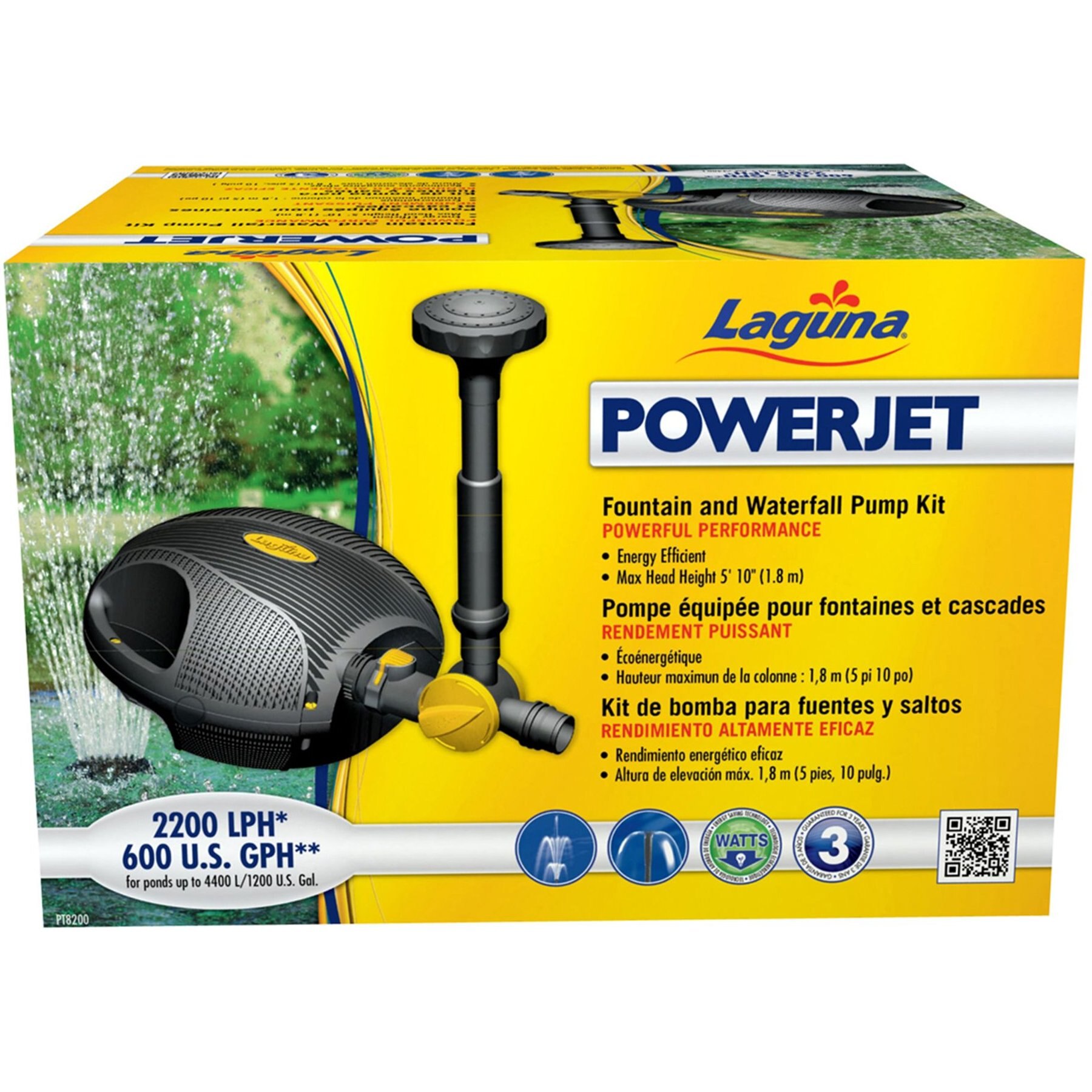 Laguna PowerJet 600/2200 Fountain Pump Kit