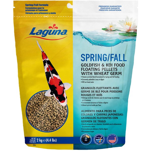 Laguna Spring & Fall Wheat Germ & Spirulina Floating Fish Food