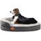 Show in main carousel: LaiFug Chenille Orthopedic Memory Foam Oval Dog Bed, Gray, Medium slide 1 of 7