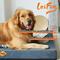 Show in main carousel: LaiFug Egg Cotton Flat Bolster Dog Bed with Removable Cover, Dark Grey, Medium slide 6 of 12