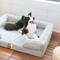 Show in main carousel: LaiFug Floral Yarn Dog Bed Sofa, Black & White, Jumbo slide 7 of 8