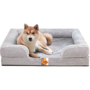 PETIQUE Bedside Lounge Elevated Dog Bed, Zebra Vibes - Chewy.com