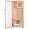 Show in main carousel: LaiFug K1-T Single Door Cat Villa, Wood, Medium slide 1 of 8