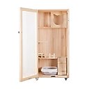 LaiFug K1-T Single Door Cat Villa, Wood, Medium
