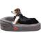 Show in main carousel: LaiFug Memory Foam Orthopedic Oval Dog Bed, Dark Gray, Medium slide 4 of 7